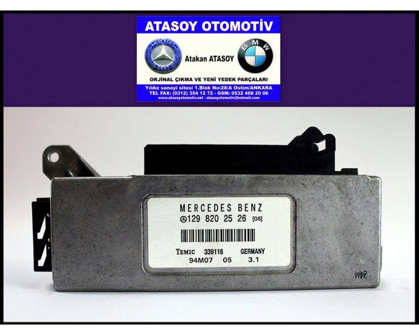 MERCEDES W129 SL TENTE BEYNİ 1298202526 , 1298202426 , 1298203226 , 1298203126 1298203926 1298205026 , 1298200097 A1298202526 A1298202426 A1298203226 A1298203126 A1298203926 A1298205026 A1298200097 TEMIC 339116